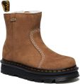Dr. Martens Zebzag Rigger Nubuck Dames Bruine Laarzen - Bruin
