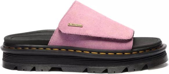 Dr. Martens zebzag slide dusty rose plateau sandalen dames