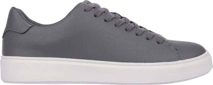 Duck and Cover Volwassen Kremes PU Platform Trainers (Taupe)