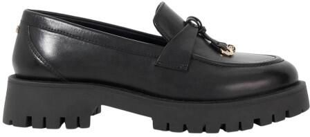 Dune London Garretts leren loafers voor dames (Zwart)