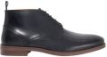 Dune London Heren Minato Leren Veterschoenen Enkellaarsjes (Zwart) - Zwart