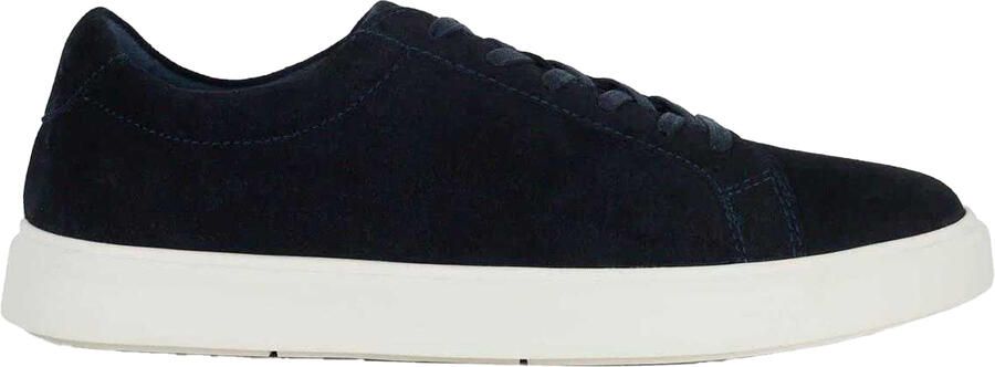 Dune London Heren Tais Suède Platte Schoenen (Marine)
