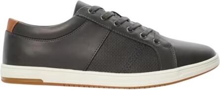 Dune London Heren Trez Canvas Laaggesneden Platte Schoenen (Grijs)