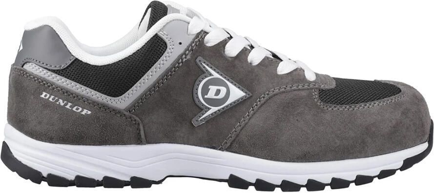 Dunlop Arrow-veiligheidsschoenen van leer voor heren (Houtskool Grijs)