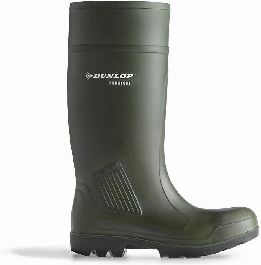 Dunlop D460933 Purofort PRO Niet-veiligheidslaarzen Herenlaarzen Gewone rubberen putten (Groen)