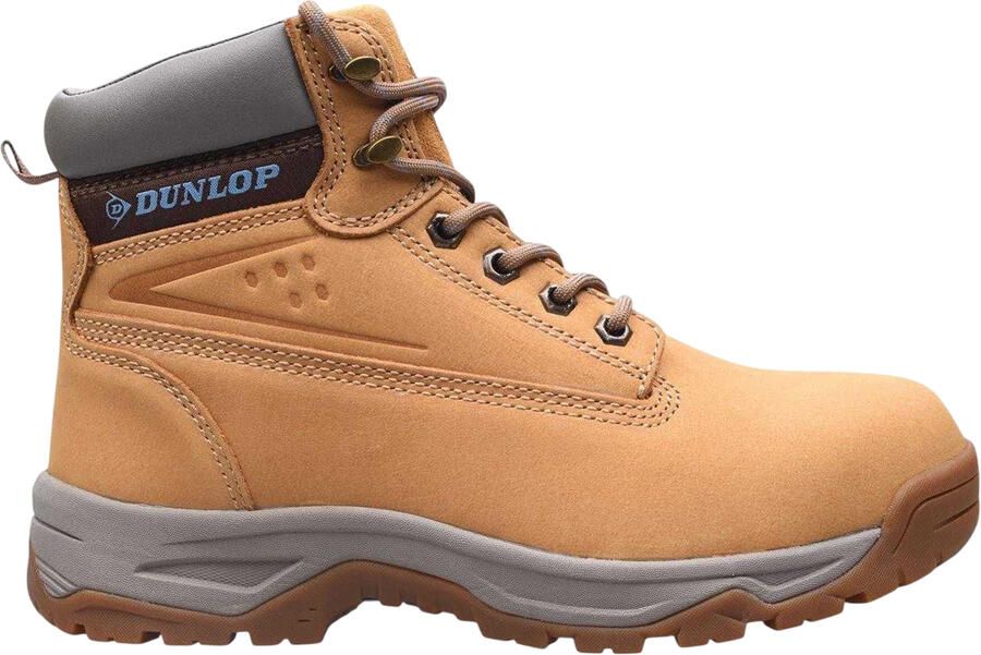 Dunlop Dames Nubuck veiligheidslaarzen met stalen neus (Honing)