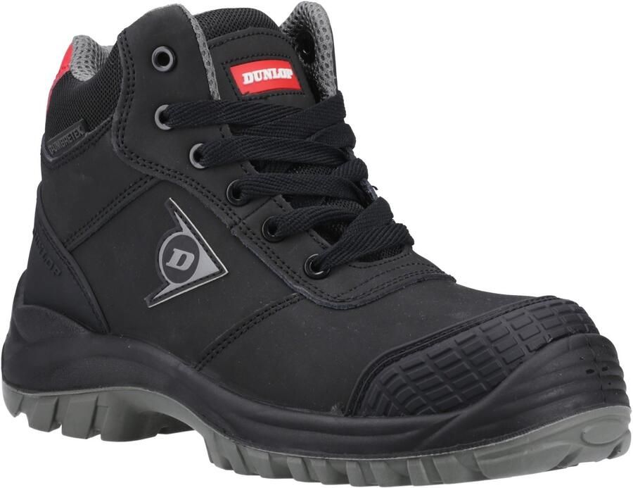 Dunlop First One Adv Titan Nubuck Heren Veiligheidslaarzen Zwart Rood