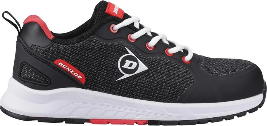 Dunlop Heren T-Max Logo Veiligheidsschoenen (Zwart Rood)