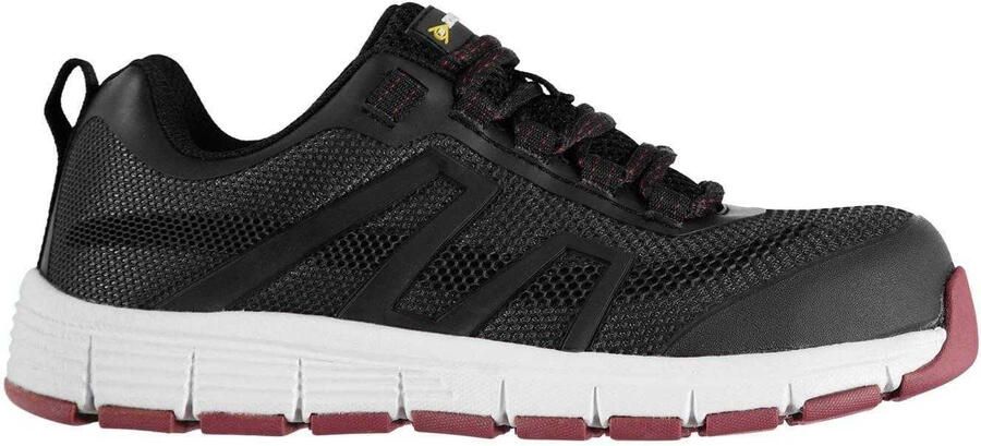 Dunlop Veiligheidsschoenen met stalen neus voor dames van het merk Maine SB (Zwart Fuchsia)