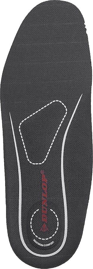 Dunlop Volwassenen Unisex Premium Insoles (Zwart)