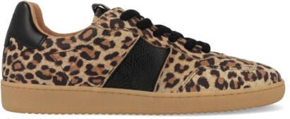 DWRS Label Poona leopard b11456-09 zwart