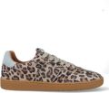 DWRS Label Poona leopard b11456-54-8368 beige lichtblauw - Lichtblauw