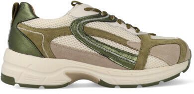 DWRS Label Sneakers neya olijf groen off white - Foto 1