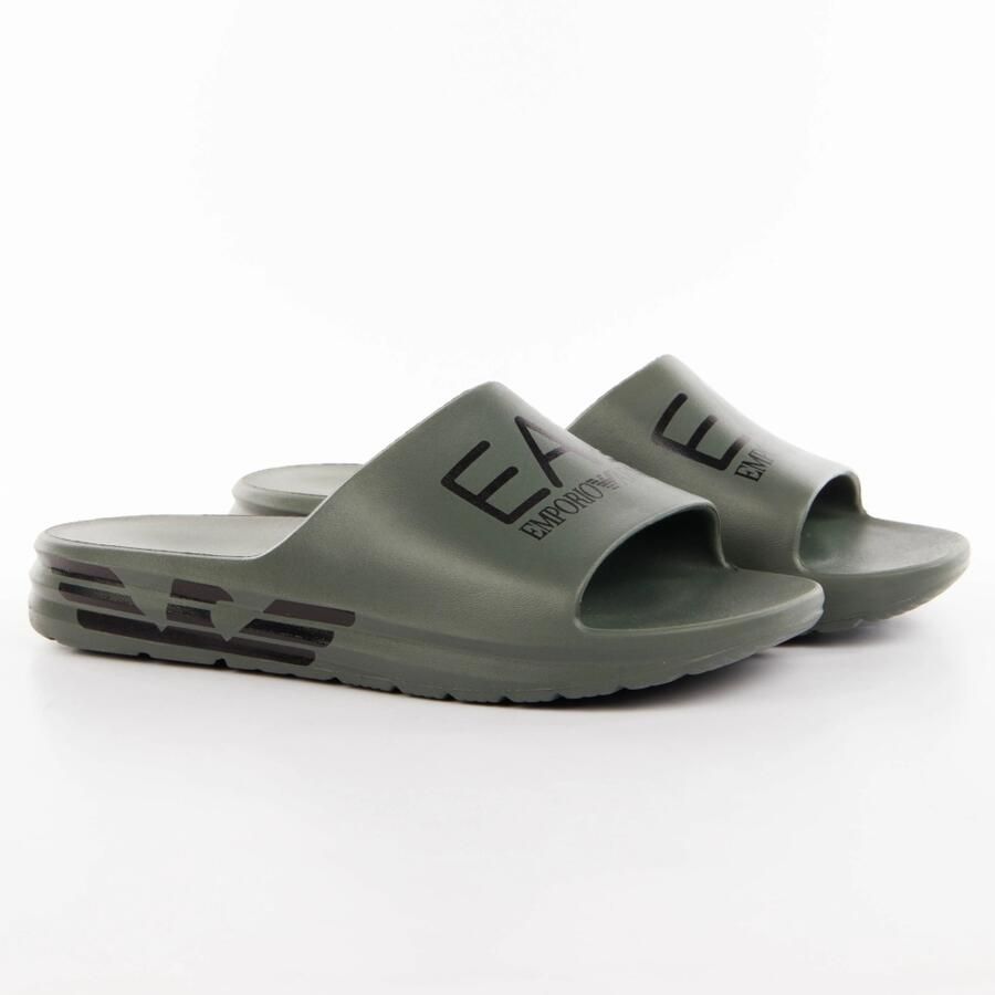 EA7 herensandalen met adelaarsmotief