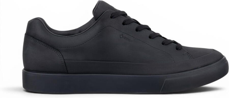 ECCO Zwarte Leren Waterdichte Sneaker Sneakers Schoenen voor Mannen Soft 10