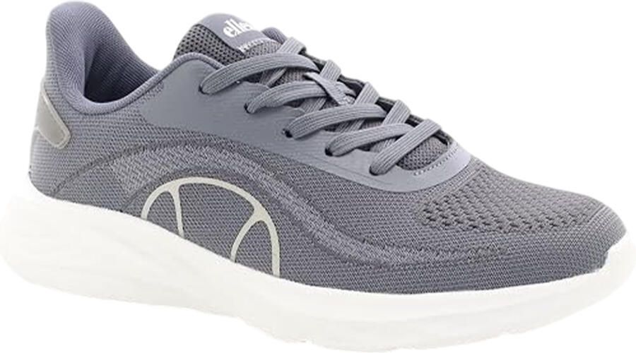 Ellesse Heren Como leren platte sportschoenen (Grijs)