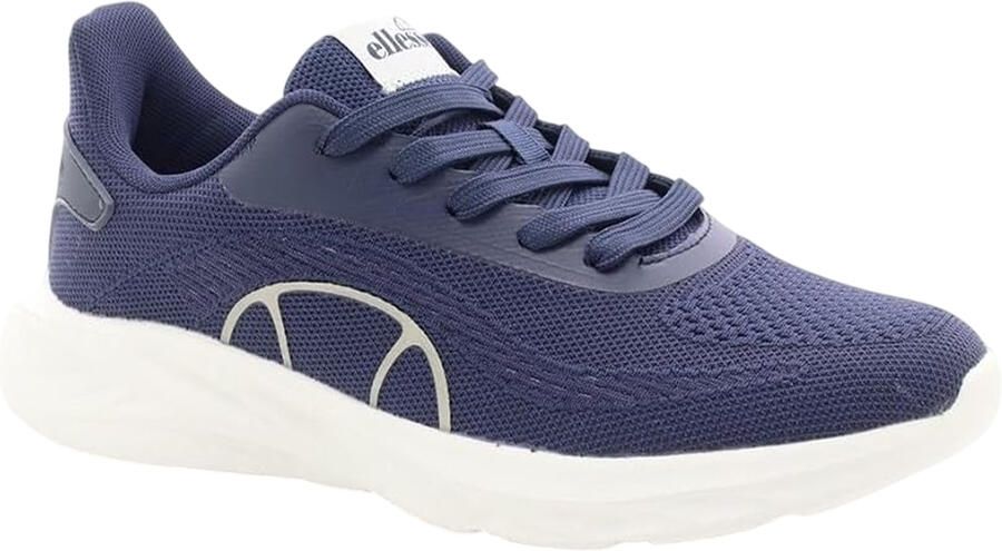 Ellesse Heren Como leren platte sportschoenen (Marine)