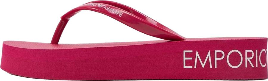 Emporio Armani Dames teenslippers (Kersen)