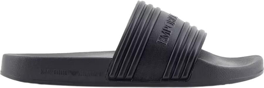 Emporio Armani heren slippers met adelaarmotief
