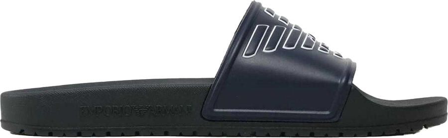 Emporio Armani Unisex Logo Schuivers Volwassenen (Marineblauw)