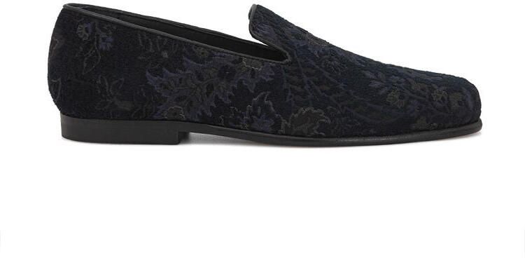 ETRO Blauwe Leren Instapschoenen