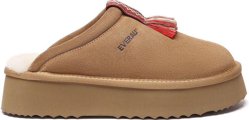 EverAU Australia EVER AU Australië Dames Caspian Platform Schapenvachten Slippers