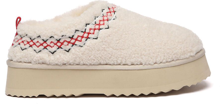 EverAU Australia EVER AU Australië Dames Lewin Pluche Enkellaars Platform Slippers