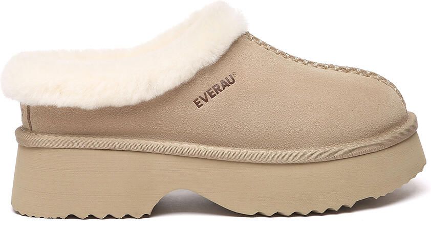 EverAU Australia EVER AU Australië Dames Savanna Enkel Chunky Platform Schapenvacht Laarzen