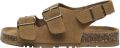 EverAU Australia EVER AU Dames Leren Sandalen Flame - Kastanjebruin