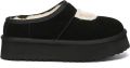 EverAU Australia EVER AU Dames pantoffels met plateauzool – Plumed - Zwart