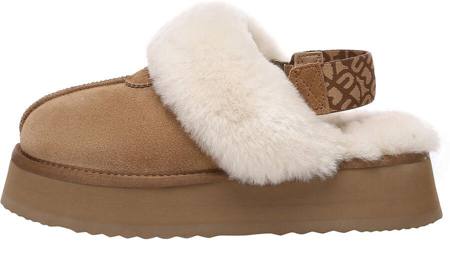 EverAU Australia EVER AU Platformpantoffels met verwijderbare riem voor dames-WAGTAIL