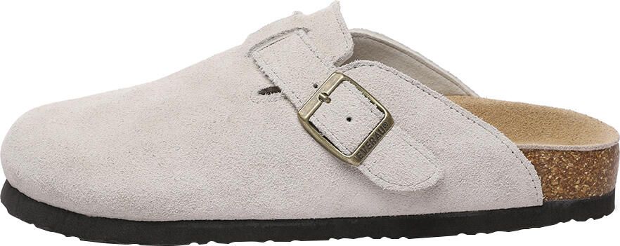 EverAU Australia EVER AU Vrouwen Pintail Leren Comfort Klomp Sandalen Taupe Suede