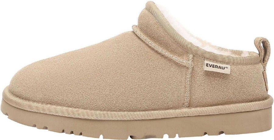 Everau Dames Kwartelleer Slippers (Zand)