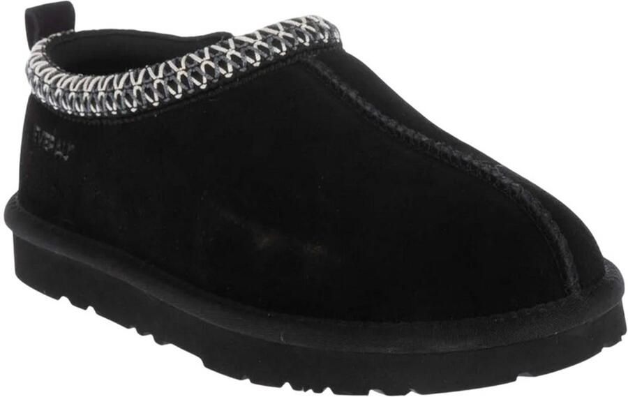 Everau Dames Wigeon Koe Suede Slippers (Zwart)