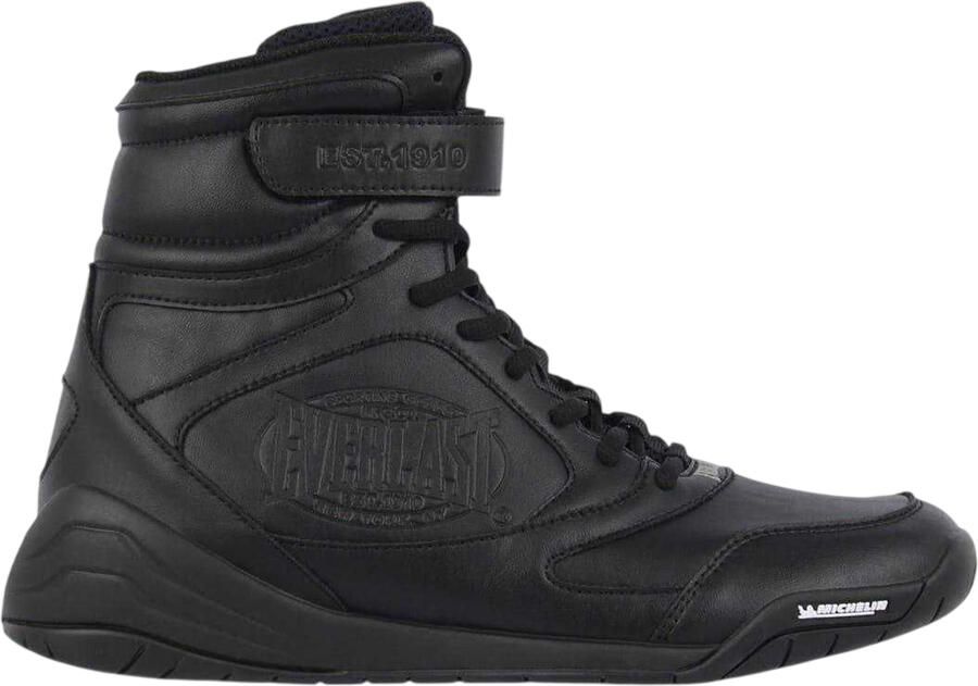 Everlast Heren Pro E 1910 leren boksschoenen met vetersluiting (Zwart)