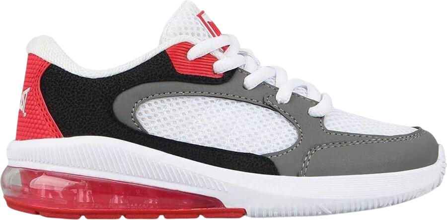 Everlast Kinderschoenen met lage schacht en steun (Wit Rood)