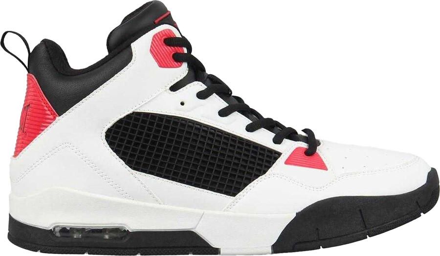 Everlast Layup-sportschoenen voor heren (Wit Zwart Rood)
