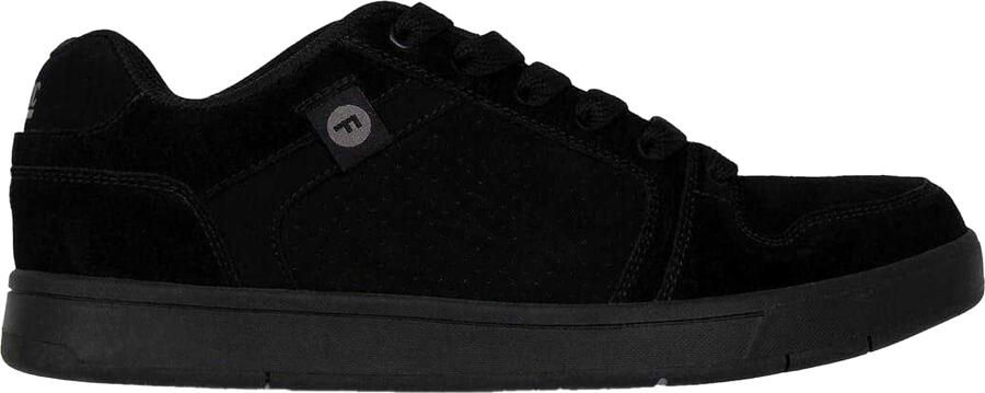 Fabric Ollie leren platte skateschoenen voor heren (Zwart)