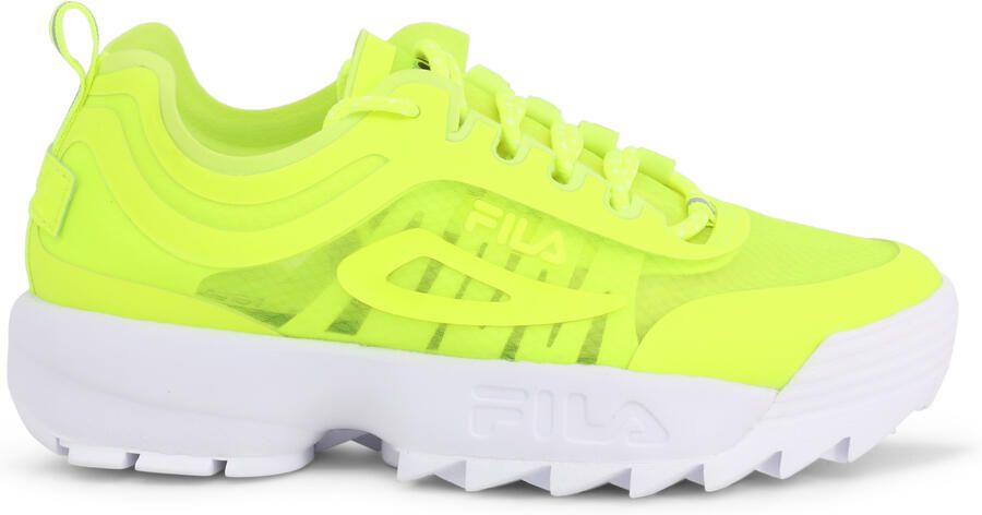 Fila Disruptor Run Dames Gele Sportschoenen