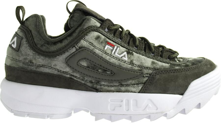 Fila Disruptor V Laag Dames Groen Trainers