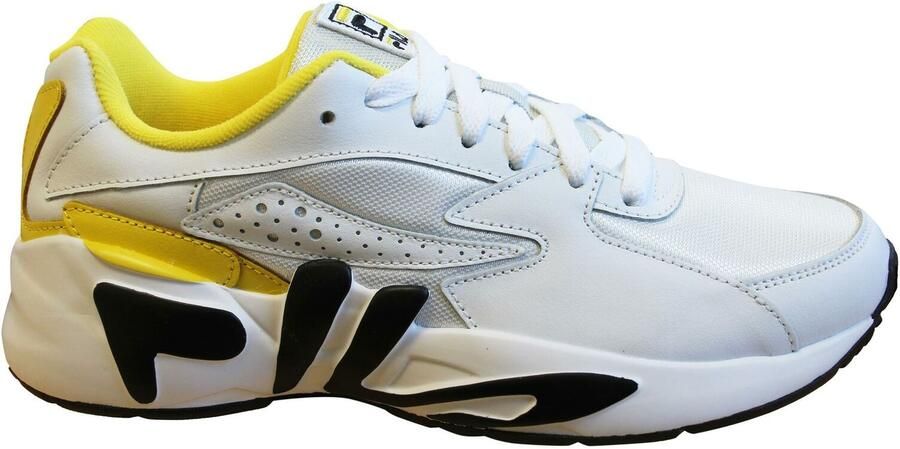 Fila Mindblower Heren Wit Geel Trainers