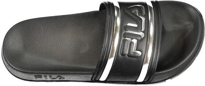Fila Slide Sandalen met Zilveren Rand