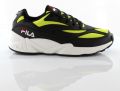 Fila V94M Laag Heren Zwart Lime Trainers - Zwart