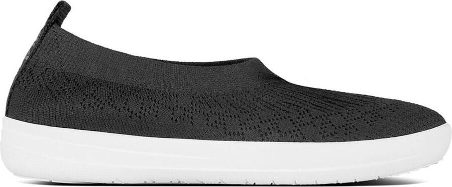 FitFlop Dames Fit Flop Uberknit Slip On Ballet Pumps in Zwart