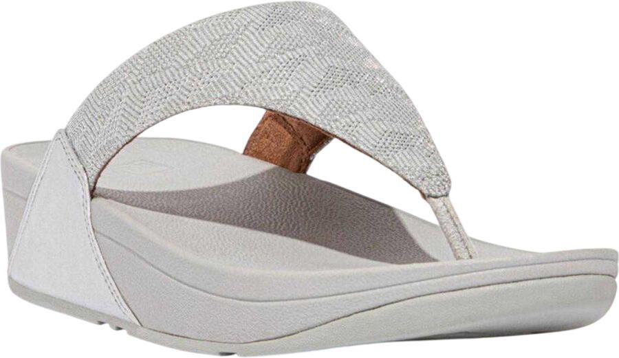 FitFlop Dames Glitz teensandalen (Zilver)
