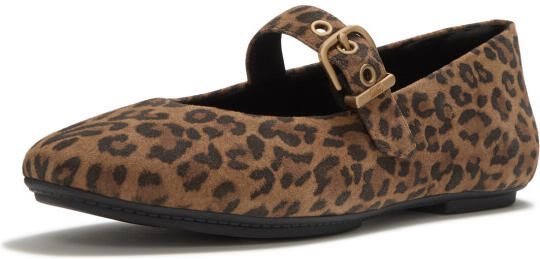 FitFlop Delicato suede leopard mary janes