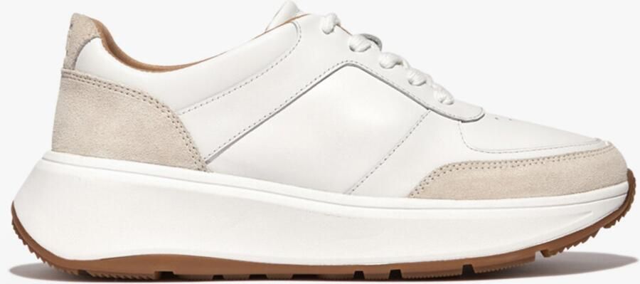 FitFlop F-MODE Dames Flatform Sneakers Urban Wit