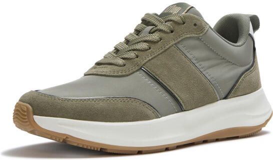 FitFlop F-mode flow mesh metallic trainers