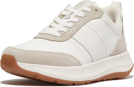 FitFlop F-mode flow sneaker nylon & suede mix