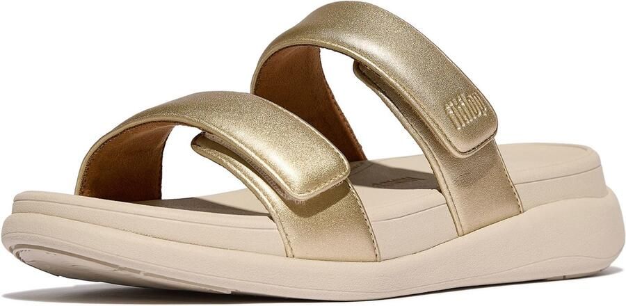 FitFlop F-Mode Go Polyurethaan Dames Platino Sandalen